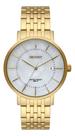 Relogio orient analogico branco metal dourado fgss1164 b1kx