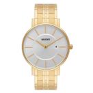 Relogio orient analogico prata metal dourado mgss1091 s1kx cor:dourado