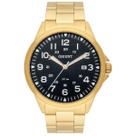 Relogio orient analogico preto metal dourado mgss1199 p2kx
