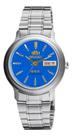 Relogio orient automatico azul metal prata 469wa1af a1sx