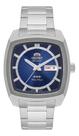 Relogio orient automatico azul metal prata f49ss031 d1sx