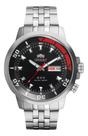 Relogio orient automatico preto metal prata 469ss058f p1sx