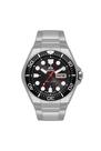 Relogio orient automatico preto metal prata f49ss035 p1sx
