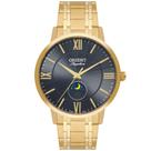 Relógio Orient Calendário Fases Lua Dourado Mgss0002 G3kx