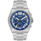 Relogio orient cronografo azul metal prata mbssc281 d2sx