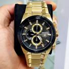 Relógio Orient Cronógrafo Masculino Dourado à Prova Dágua MGSSC004 G1KX Relógio Orient Cronógrafo Masculino Dourado à Prova Dágua MGSSC004 G1KX