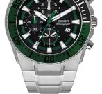 Relogio orient cronografo preto metal prata mbssc247 p1sx