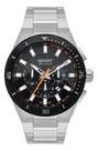 Relogio orient cronografo preto metal prata mbssc253 posx