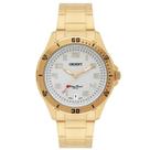 Relógio Orient Dourado Masculino Prova D'água 50m MGSS1105A S2KX