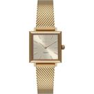 Relógio ORIENT feminino analógico dourado mini LGSS0068 C1KX