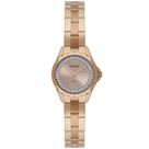 Relógio ORIENT feminino analógico strass rosê FRSS0121 R1RX