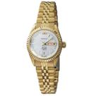Relogio Orient Feminino Automatico dourado 3 estrelas banhado pequeno mini social elegante a prova dagua aço inox 559EB1NH B1KX