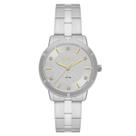Relogio orient feminino branco aço prata fbss0142 s1sx cor:prata