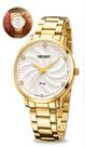 Relógio Orient Feminino De Pulso Dourado Analógico Quartz Com Strass A prova Dágua Em 50 Metros Em Aço Inoxidável Original Relógio Orient Feminino De Pulso Dourado Analógico Quartz Com Strass A prova Dágua Em 50 Metros Em Aço Inoxidável Original