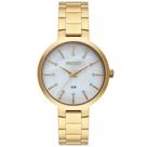 Relógio ORIENT feminino dourado aço FGSS0171 B1KX