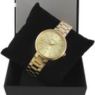Relogio Orient Feminino Dourado Aço Original Prova D'agua