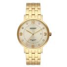 Relógio Orient Feminino Dourado clássico social Médio Fgss1165 C2kx