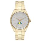 Relógio Orient Feminino Dourado Fase da Lua Original Prova dÁgua FGSSM074 S1KX