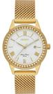 Relógio Orient Feminino Pequeno Strass Fgss1256 S3kx cor Dourado Relógio Orient Feminino Pequeno Strass Fgss1256 S3kx cor Dourado