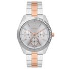 Relogio orient feminino prata aço misto ftssm060 s1sr cor:misto