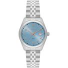 Relógio Orient Feminino Prata Fundo Azul FBSS1206 A2SX