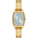 Relógio Orient Feminino Ref: Lgss0075 D3kx Retangular Dourado