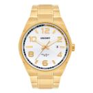 Relógio Orient Masculino aço dourado 5 ATM 45mm Calendario Mgss1134 S2kx Relógio Orient Masculino aço dourado 5 ATM 45mm Calendario Mgss1134 S2kx