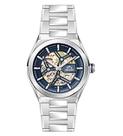 Relógio Orient Masculino Analógico Automático Skeleton Aço Prata Fundo Azul 42mm NH7SS006 D1SX Relógio Orient Masculino Analógico Automático Skeleton Aço Prata Fundo Azul 42mm NH7SS006 D1SX