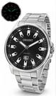 Relógio Orient Masculino Analógico De Pulso Prateado Fundo Preto Quartz Aço Inoxidável Brilha No Escuro Calendário Prova Dágua 100 Metros Original Relógio Orient Masculino Analógico De Pulso Prateado Fundo Preto Quartz Aço Inoxidável Brilha No Escuro Calendário Prova Dágua 100 Metros Original