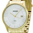 Relogio Orient Masculino Analogico Dourado + Garantia