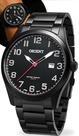 Relógio Orient Masculino Analógico Quartz Esportivo Casual De Pulso Preto Em Aço Inoxidável A prova Dágua Em 100 Metros Original
