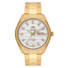 Relógio orient masculino automatico dourado 469gp076nh s1kx