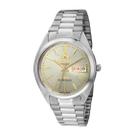 Relogio Orient Masculino Automatico prata prateado dourado 3 estrelas aço inox calendario 469WA3NH C1SX
