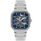 Relógio orient masculino automatico quadrado skeleton nh7ss008 d1sx
