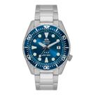 Relogio Orient Masculino Automatico Sport Sea Aco Fundo Azul YN6SS011 D1SX Safira