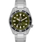 Relógio Orient Masculino Automático Sport Sea Aço Fundo Verde YN6SS011 E1SX Safira