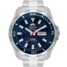 Relógio Orient Masculino Automático Três Estrelas 469SS078NHD1SX
