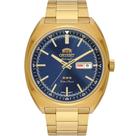 Relógio Orient Masculino Automático Três Estrelas F49GG032 Dourado