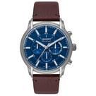 Relógio orient masculino cronografo couro mbscc055 d1nx