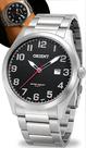 Relógio Orient Masculino De Pulso Analógico Quartz Esportivo Casual Brilha No Escuro Em Aço Inoxidável Prova Dágua 100 Metros Original