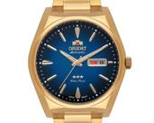 Relógio orient masculino dourado automatico f49gg013 d1kx