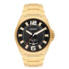 Relogio Orient Masculino Dourado Banhado Ouro Preto MGSS1157-P2KX Relogio Orient Masculino Dourado Banhado Ouro Preto MGSS1157-P2KX
