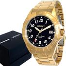 Relógio Orient Masculino Dourado Exclusivo Prova Dágua Luxo