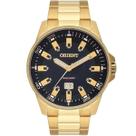 Relógio Orient Masculino Dourado Grande Original Analógico MGSS1218 P1KX Relógio Orient Masculino Dourado Grande Original Analógico MGSS1218 P1KX