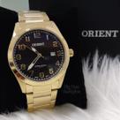 Relógio Orient Masculino em Aço Dourado à Prova Dágua MGSS1180