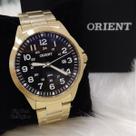 Relógio Orient Masculino em Aço Dourado à Prova Dágua MGSS1199