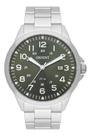 Relógio Orient Masculino Mbss1380 E2sx Prata Verde Aço
