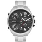 Relógio ORIENT masculino multi-time prata preto MBSST006 P2SX Relógio ORIENT masculino multi-time prata preto MBSST006 P2SX