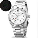 Relógio Orient Masculino Prata Aço Inox Analógico Resistente 50m