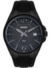 Relogio Orient Masculino preto pulseira de borracha calendario MPSP1012 G2PX